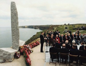 Ronald Reagan's 1984 speech on the cliffs at Normandy