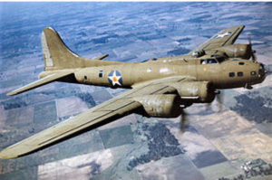 B-17 in flight
