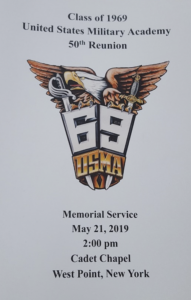 Memorial Service Program West Point 2019