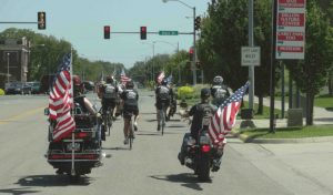 American Legion Escort into Hutchison, KS